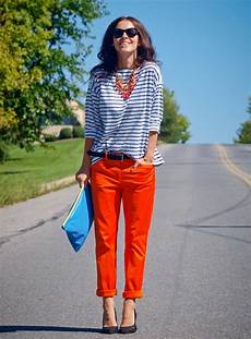 Bright Orange Blazer
