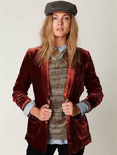 Brown Velvet Blazer