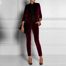 Burgundy Velvet Blazer