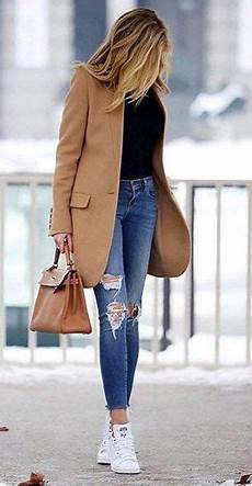 Camel Blazer Coat