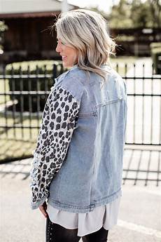 Cheetah Jean Jacket