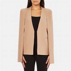 Collarless Blazer Womens