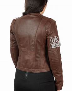 Collarless Blazer Womens