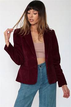 Corduroy Blazer Womens