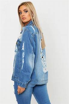 Distressed Jean Jacket