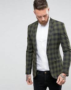 Green Check Blazer