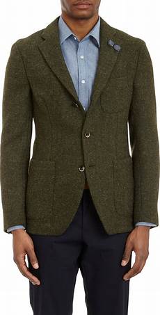 Green Tweed Coat