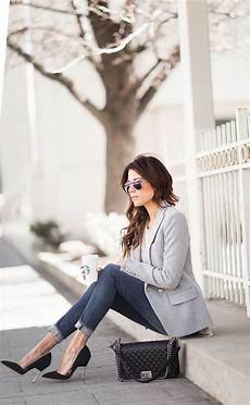 Grey Cropped Blazer