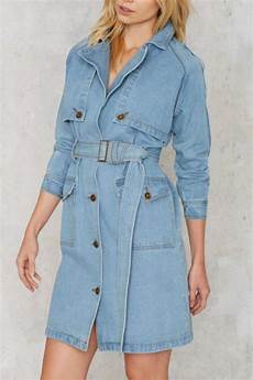 Jean Trench Coat