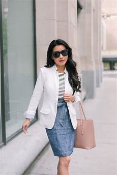 Petite White Blazer