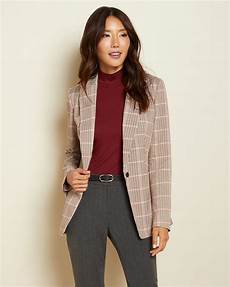 Pink Check Blazer