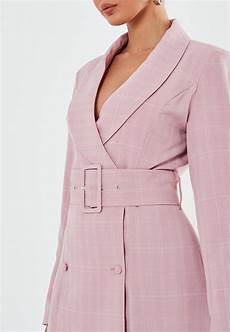 Pink Check Blazer