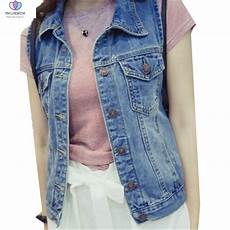 Sleeveless Jean Jacket