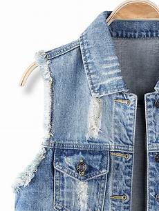 Sleeveless Jean Jacket